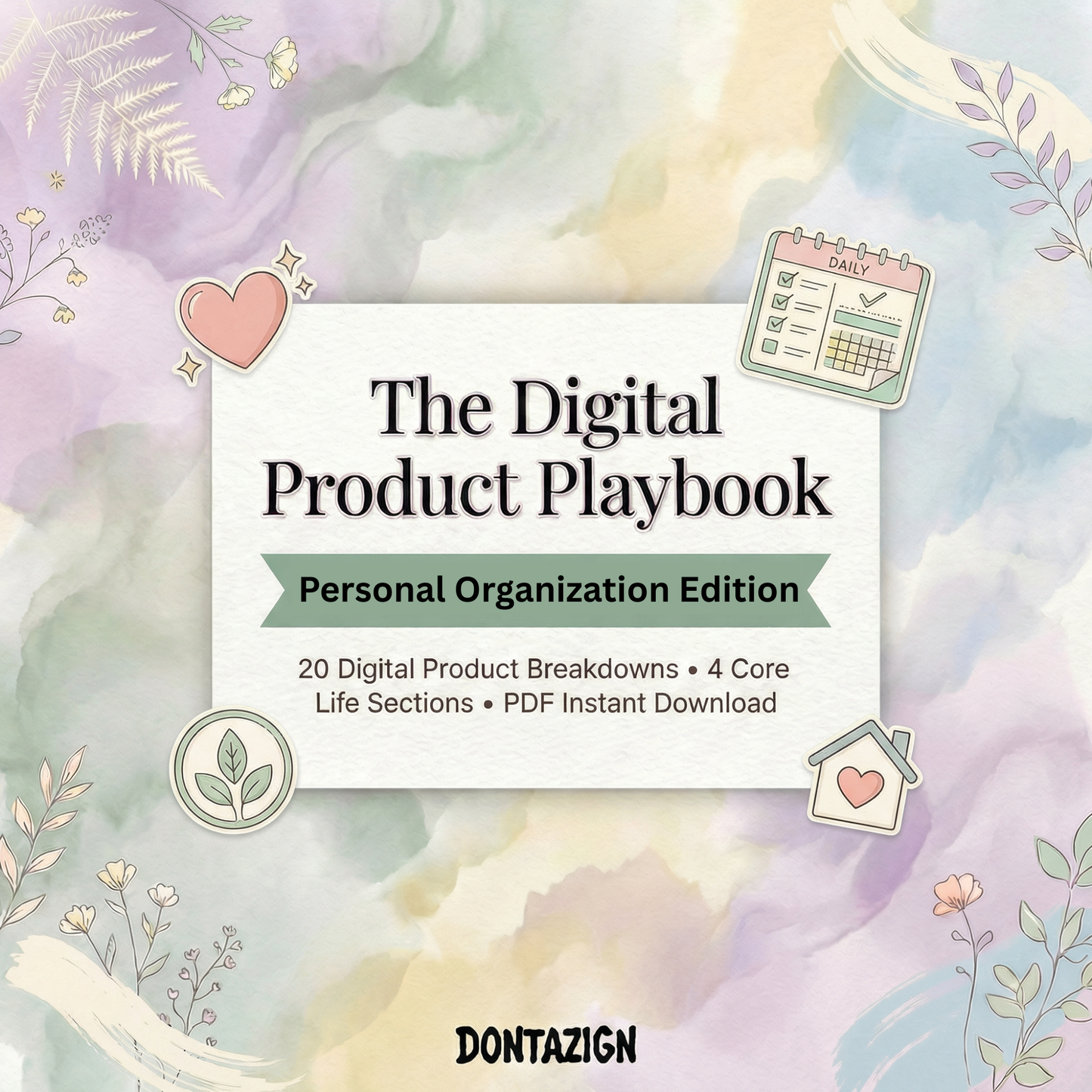 The Digital Product Playbook — Personal Organization Edition