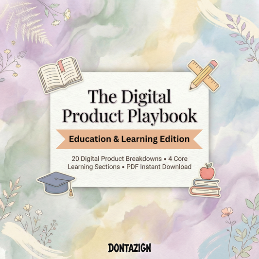 The Digital Product Playbook — Education & Learning Edition